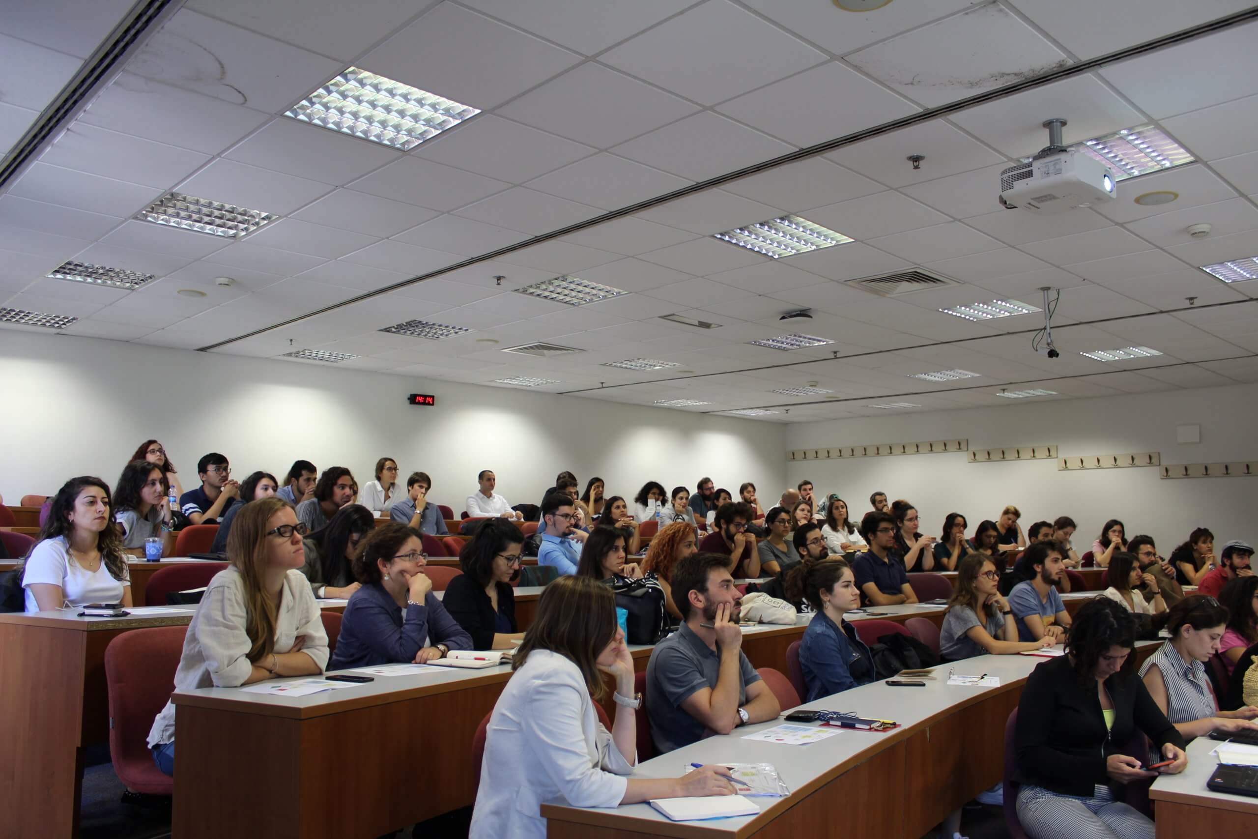 Koç University classroom with students